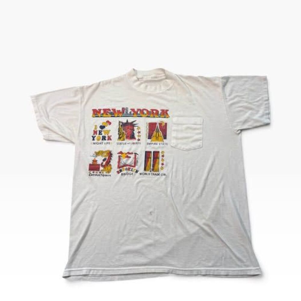 Vintage New York City Souvenir Pocket T-Shirt